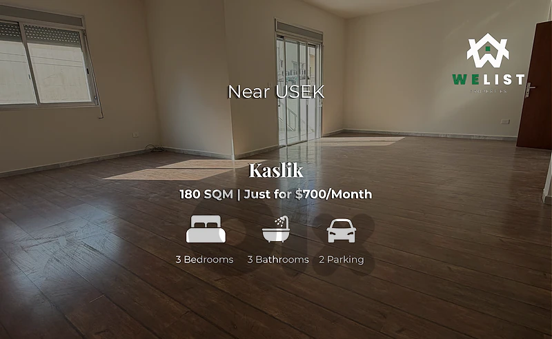 Apartment for rent in Kaslik شقة للايجار في كسليك