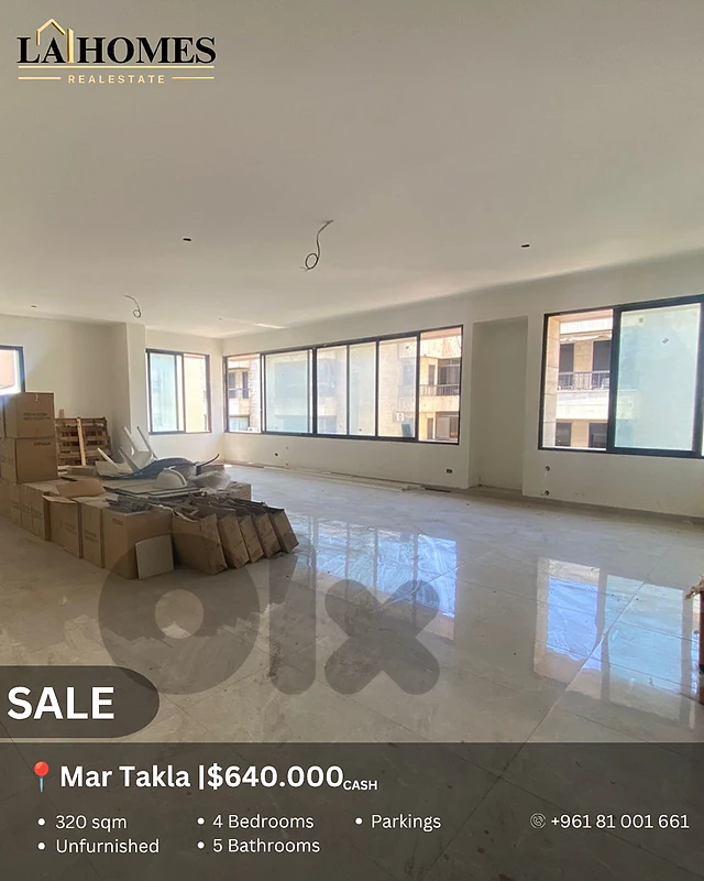 apartment for sale in mar takla شقة للبيع في مار تقلا