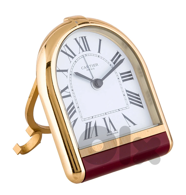Cartier Romane Pendulette  -  Vintage Timepiece by Cartier 1980s