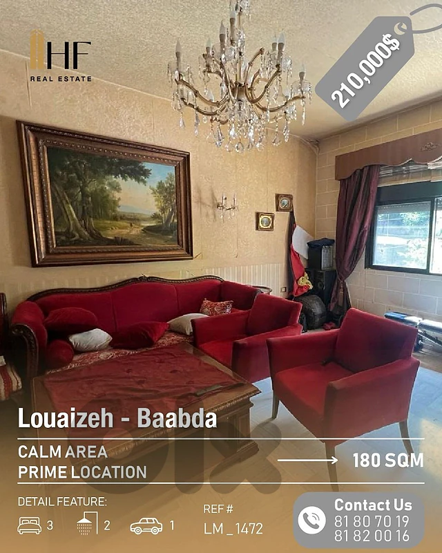 Apartment for sale in Louaizeh _ شقة للبيع في اللويزة