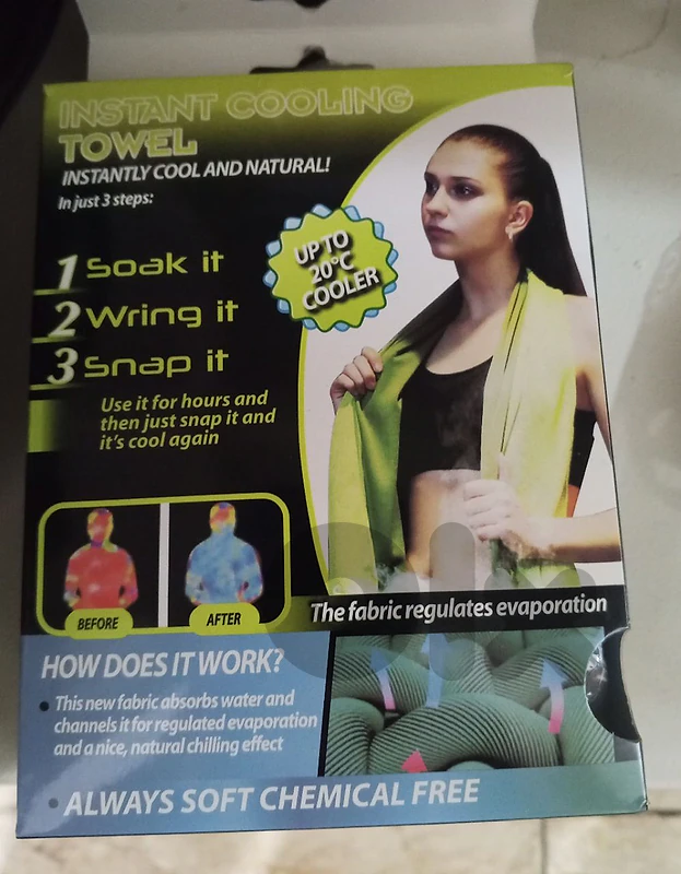 Cooling towel from sports shop
