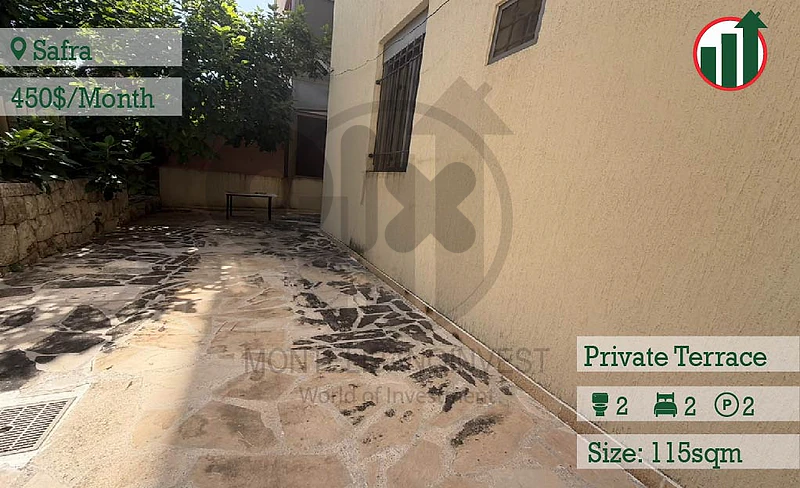 Apartment for Rent in Safra with a Private Terrace !!