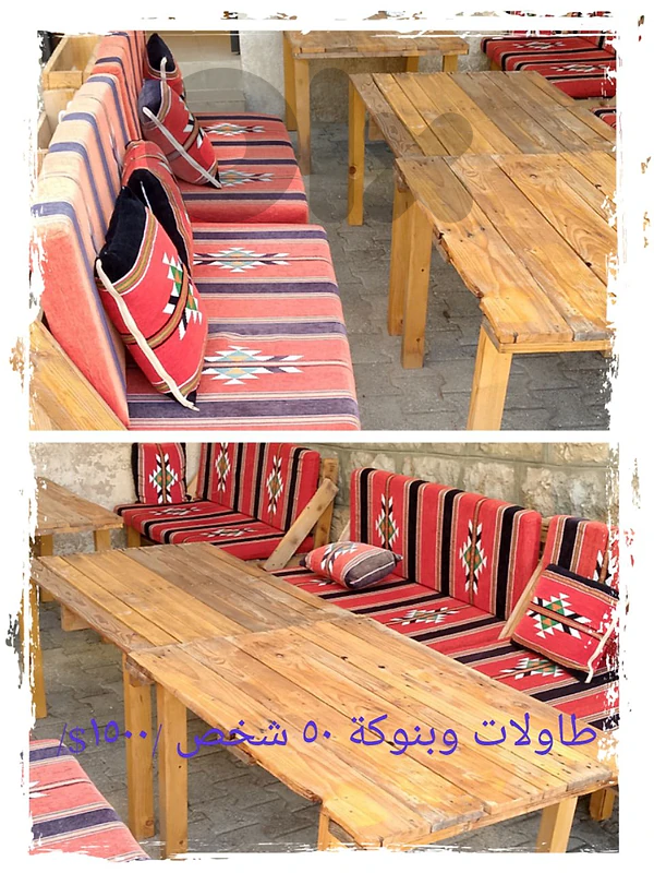 Restaurant Banches+ Table 50 seat