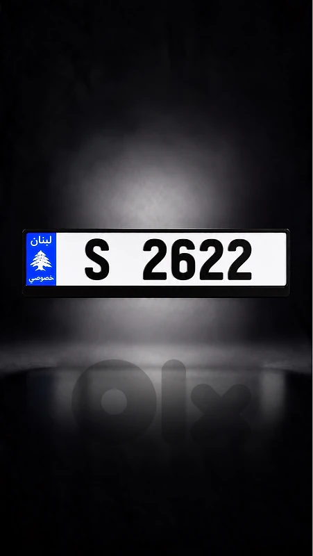 4-Digit Lebanese Plate for Sale | S 2622