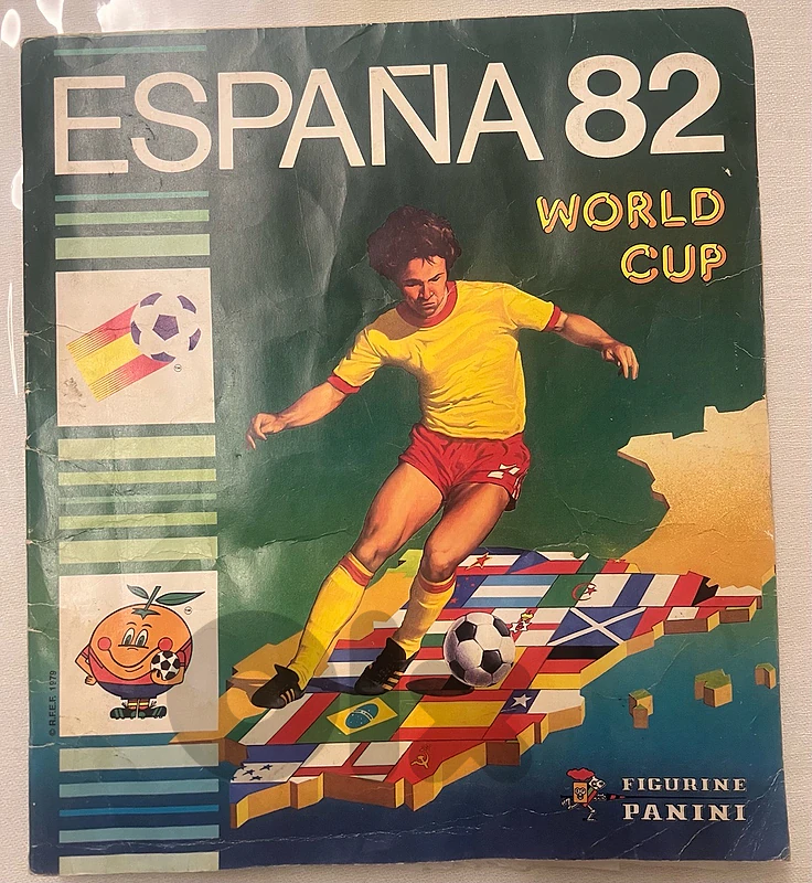 Panini World Cup 1982 album- Complete