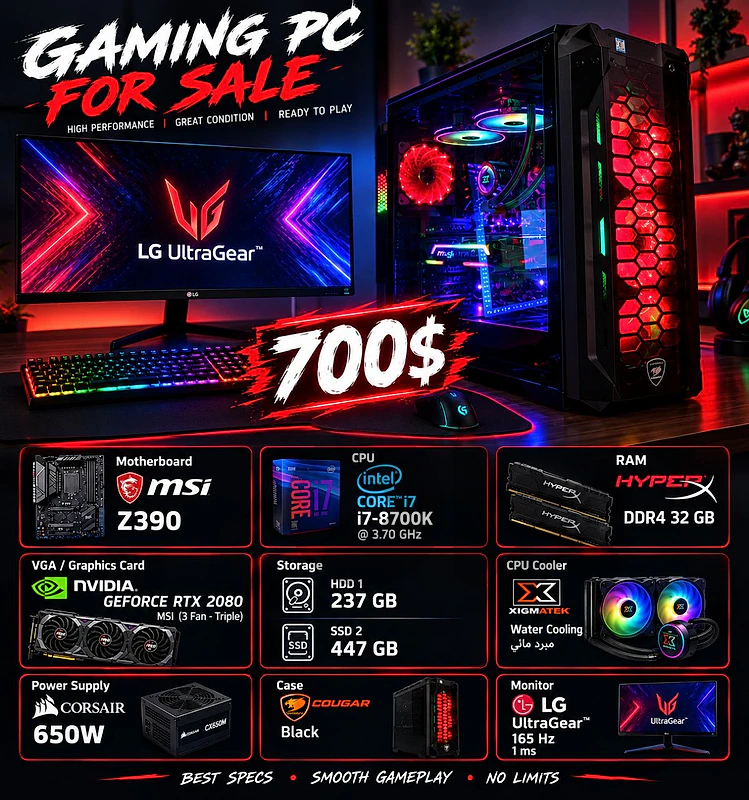 High-Performance Gaming PC – Great Price!
 Fast & Reliable Gaming/Work