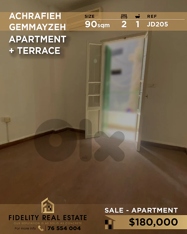 Apartment for sale in Achrafieh JD205 شقة للبيع في الأشرفية