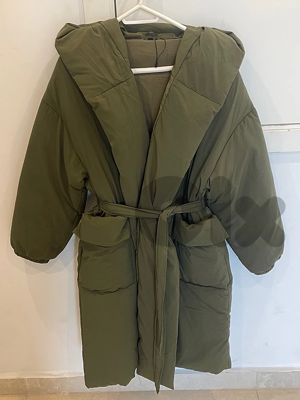 Italian Khaki Heavy Puffer Jacket