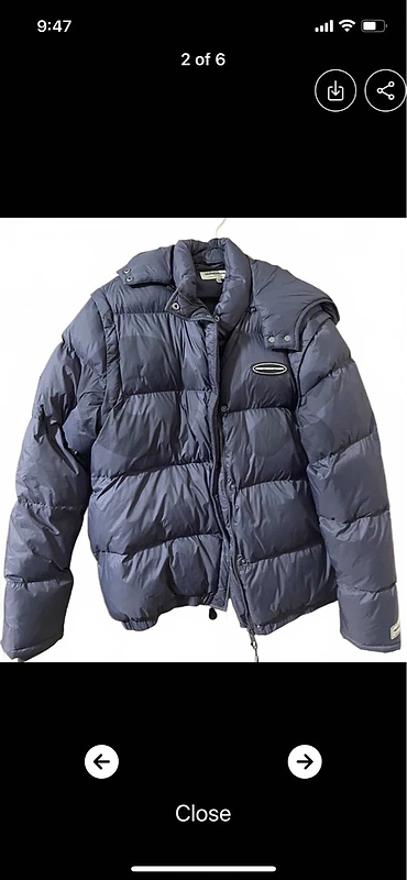 The Giving Movement Unisex Dark Grey 3 in 1 Puffer Jacket/Vest