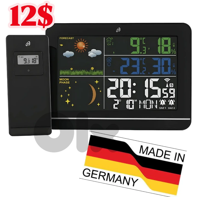 auriol weather Station - Indoor/Outdoor Temp & Humidity