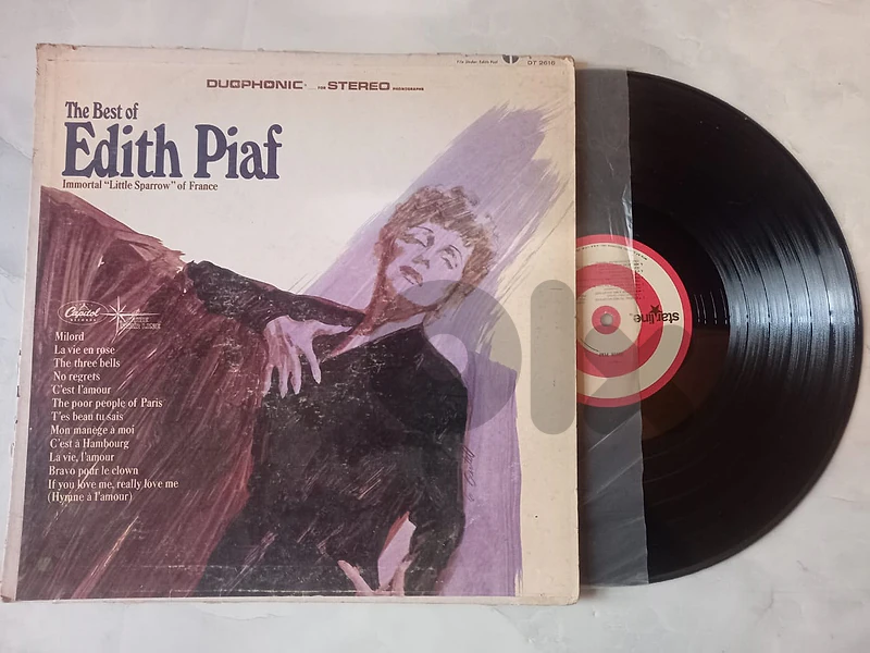 Edith Piaf – The Best Of Edith Piaf vinyl compilation