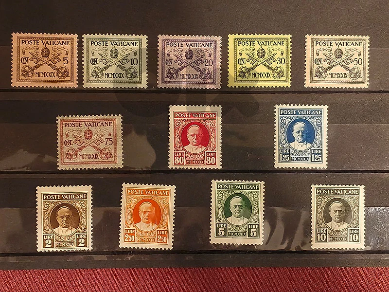 Vatican City – 1929 First Issue الفاتيكان – الإصدار الأول ١٩٢٩