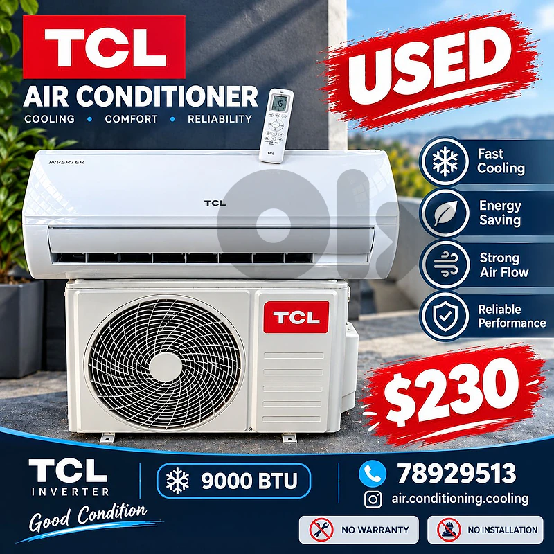 tcl elite wifi inverter 9000btu