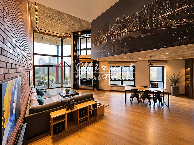 Elegant Urban Living|Modern Loft with Large Balcony in Achrafieh