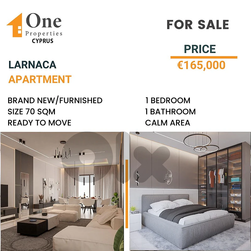 APARTMENT FOR SALE IN LARNACA