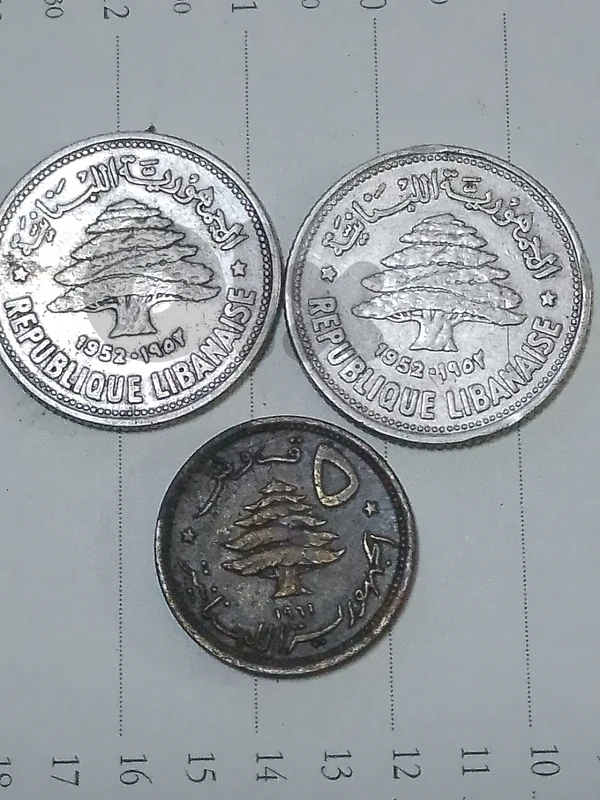 old coins liban