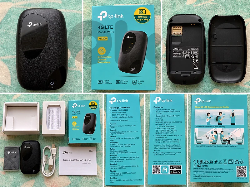 TP-Link M7200 4G LTE Portable Mobile Wi-Fi Router