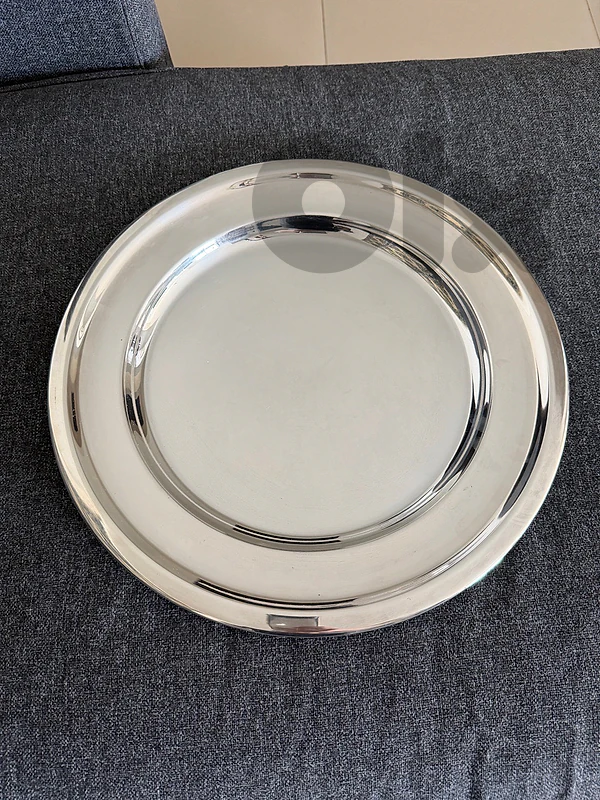 silver plated tray 42”