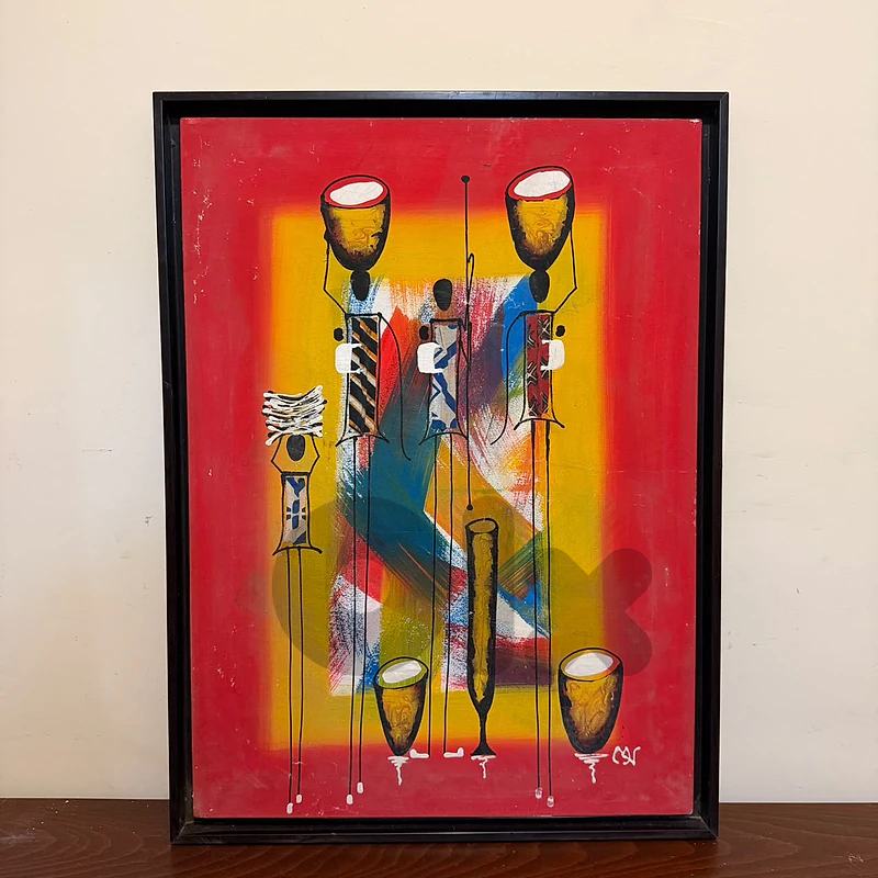 Framed African Art Paintings