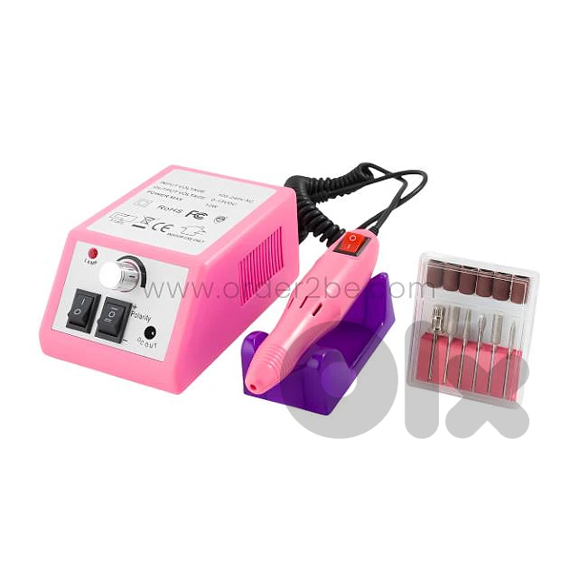 Professional Nail Drill Machine – 6 Nail Bits, 20,000 RPM for