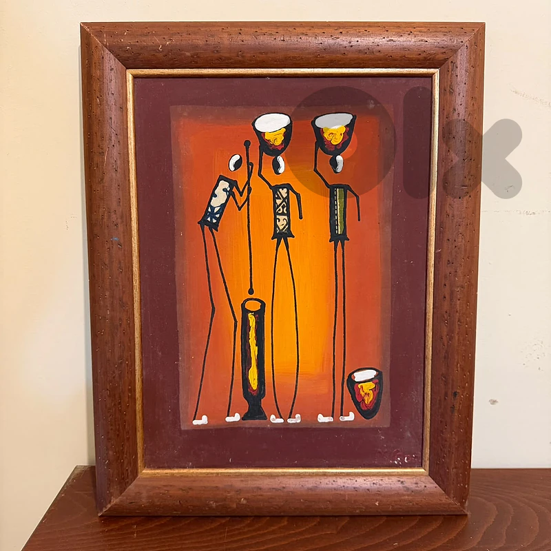 Framed African Art Paintings