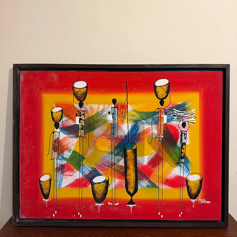Framed African Art Paintings