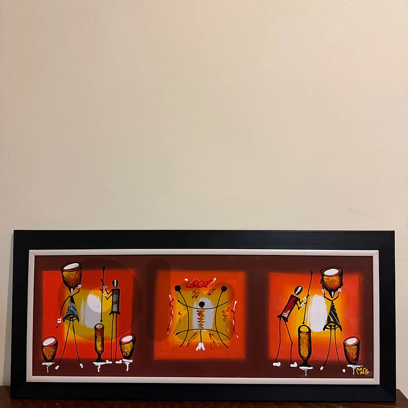 Framed African Art Paintings