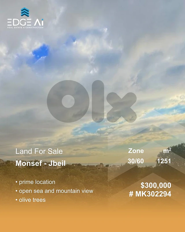 Land For Sale | Monsef – Jbeil

Ref: #MK302294