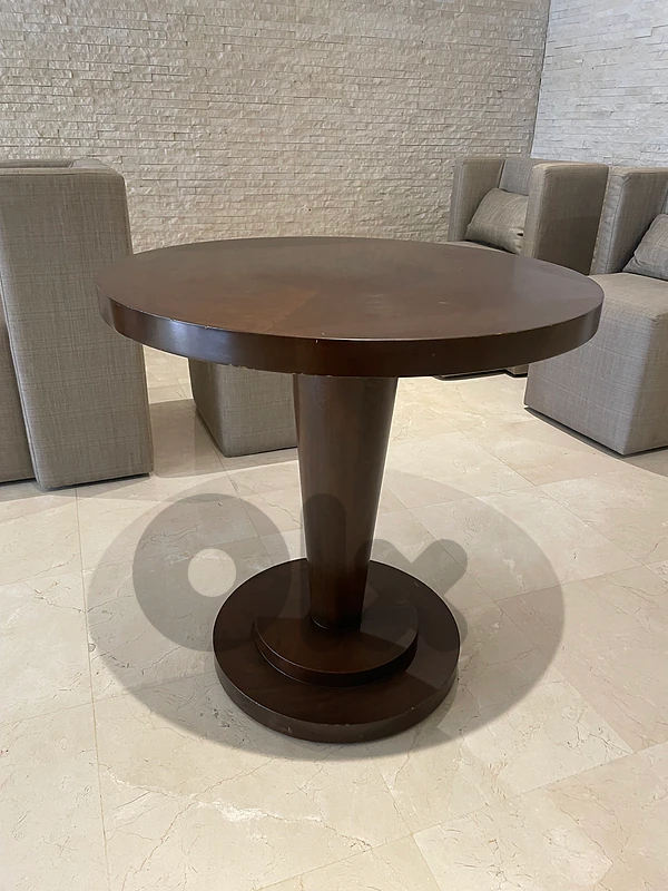 French Art Deco Pedestal Side Table circa 1930's