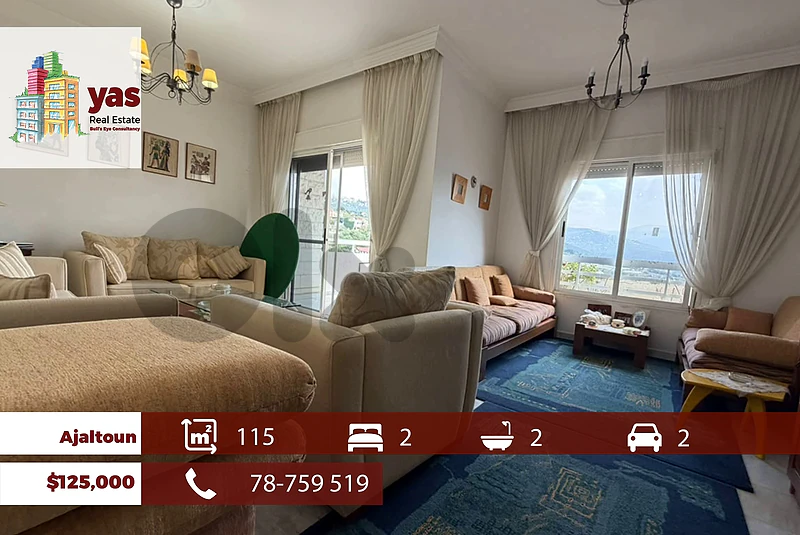 Ajaltoun 115m2 | Panoramic VIew | Prime Location | Catch | EL Ajaltoun 115m2 | Panoramic VIew | Prime Location | Catch | EL