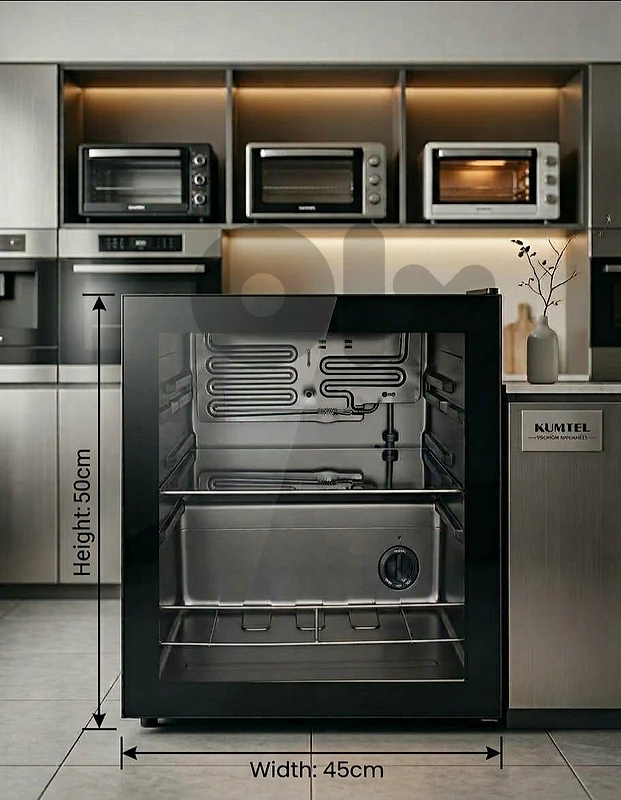 showcase mini fridge KUMTEL براد واجهة