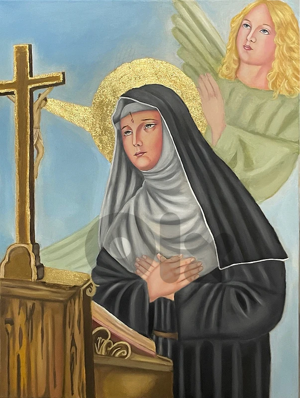 sainte rita painting