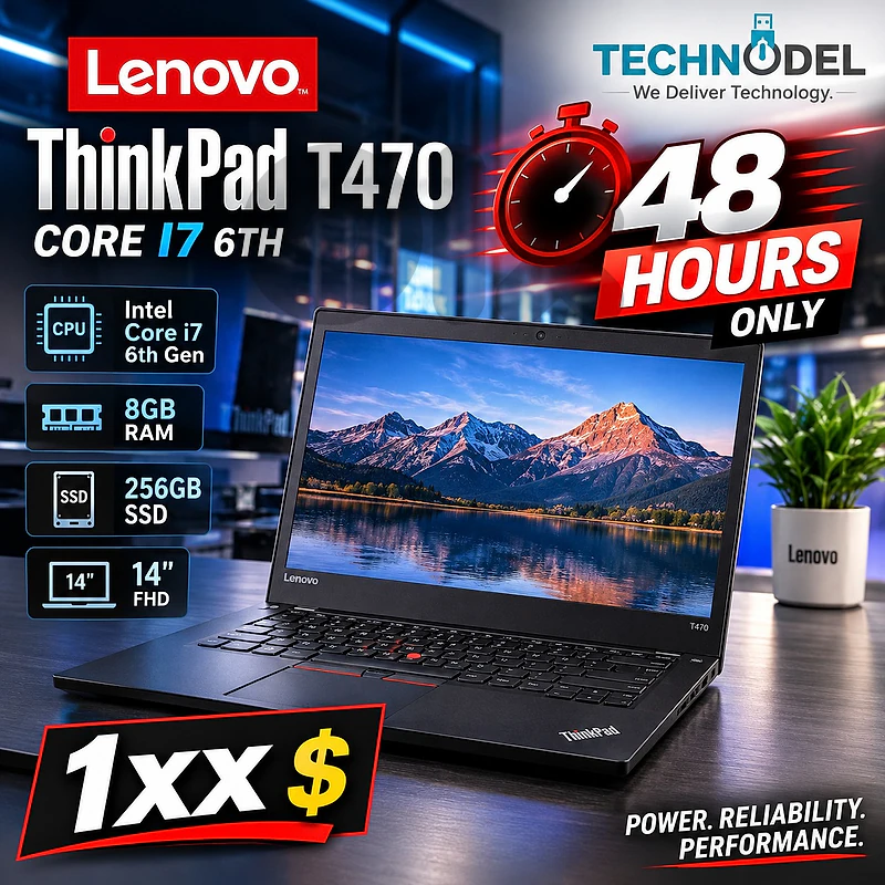 LENOVO  T470  core i7  8GB 256gb ssd