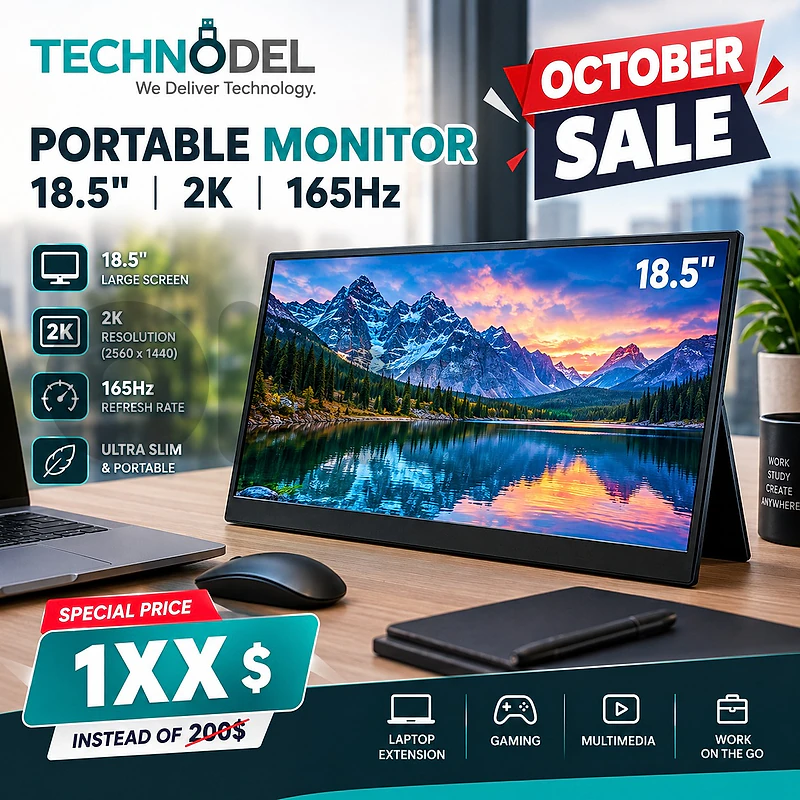 PORTABLE MONITOR 18.5 2K 165hz