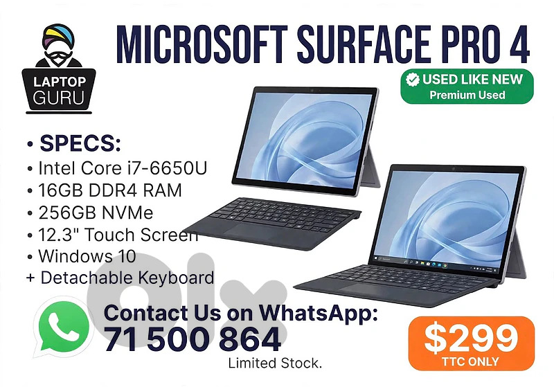 MIcrosoft surface pro 4