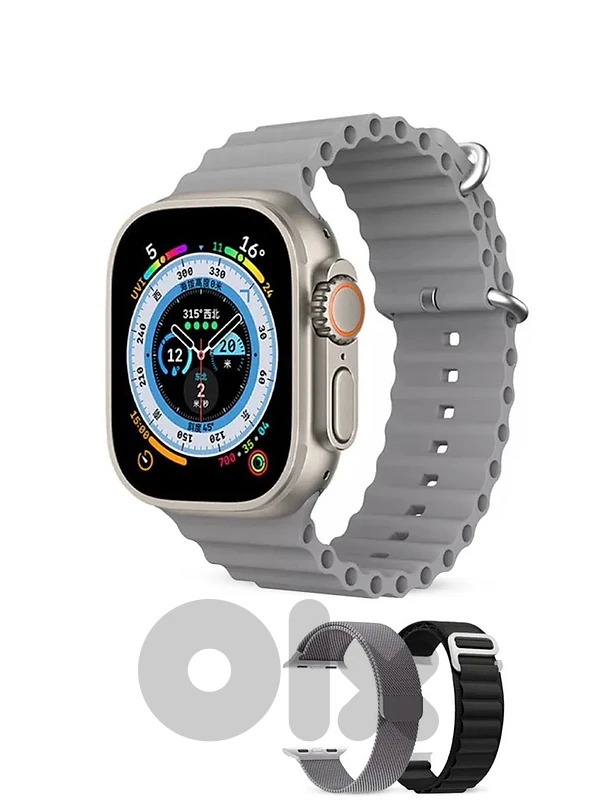 S9 Ultra 1.91" Smart Watch Series With 3 Straps