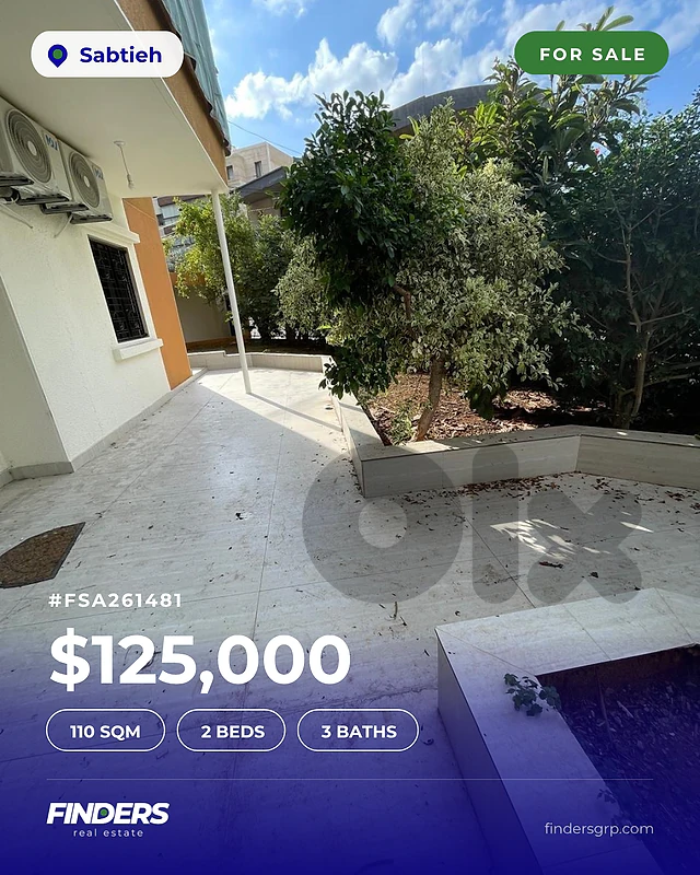 Apartment for sale in Sabtieh! شقة للبيع في سبتية!