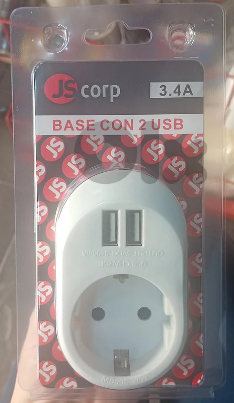 Base con 2 USB