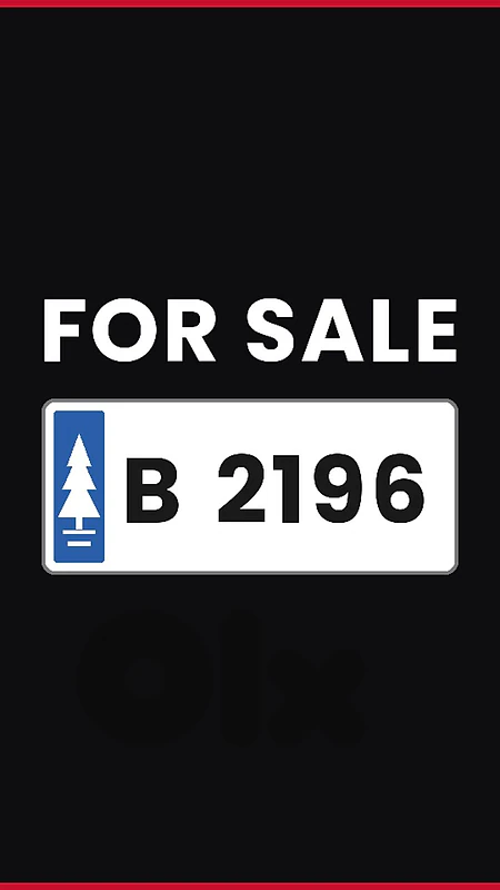 Plate Number B/2196