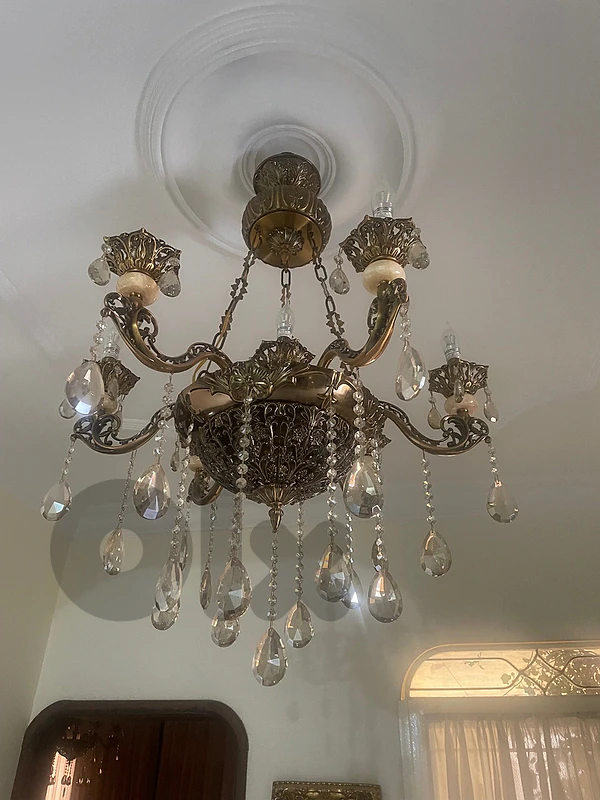 2 chandeliers