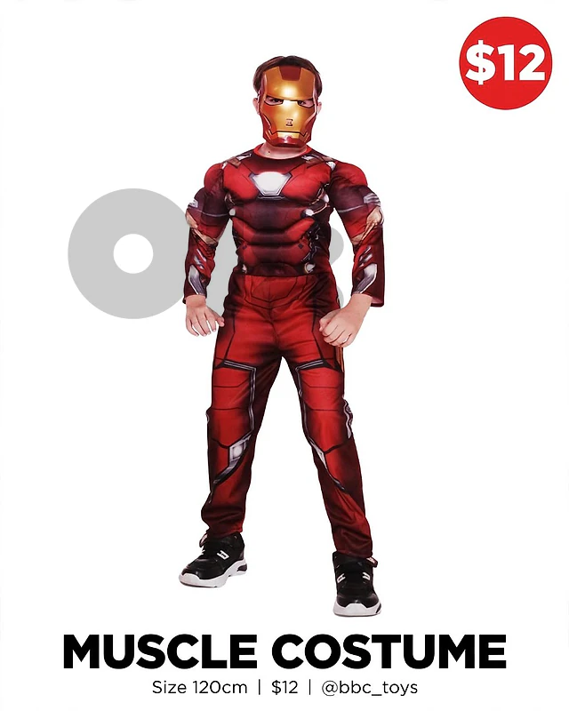 st Barbara iron man costume