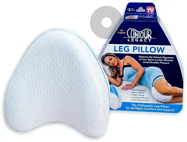 Orthopedic Ventilated Leg Wedge – Memory Foam Side Sleeper Pillow
