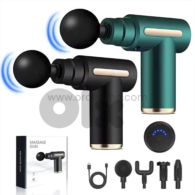 Portable Fascial Massage Gun – 6-Speed Cordless Deep Tissue Massager