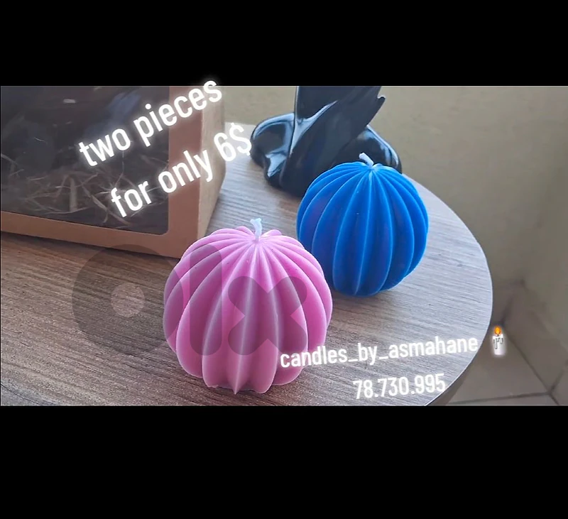 2 boules candles