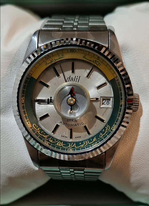 ساعة دليـل Dalil Star Automatic السويسرية بالبوصلة