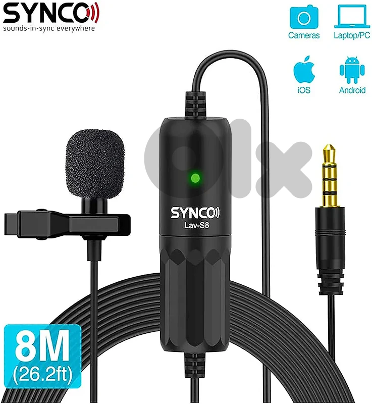 synco lav-s8 lavalier microphone