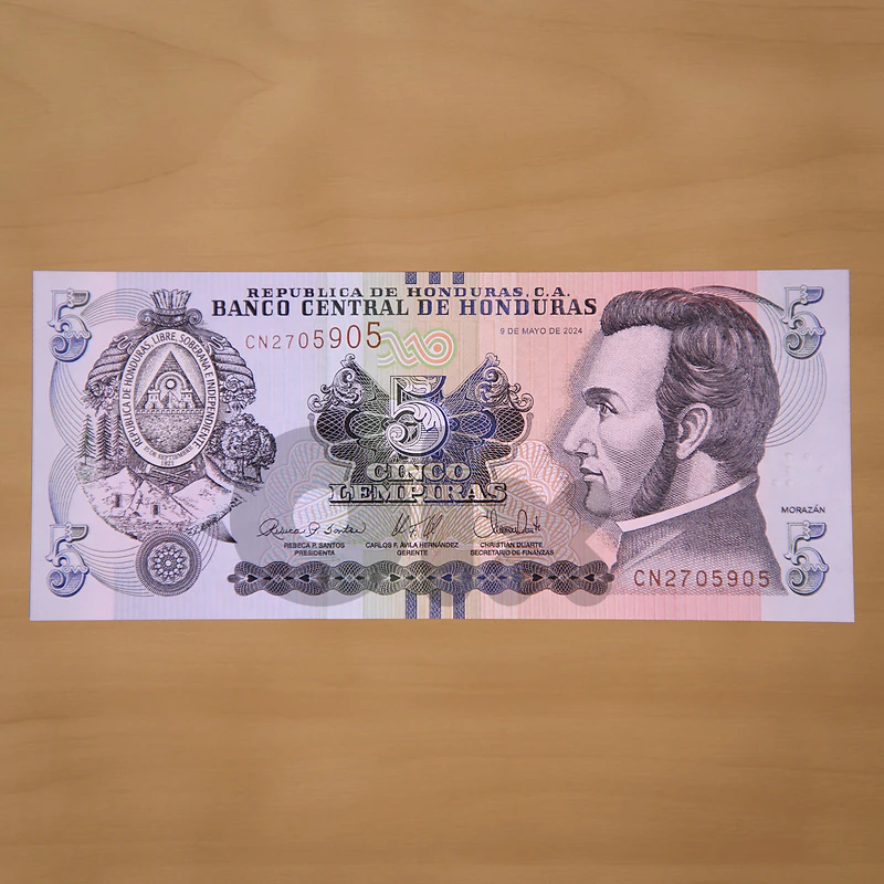 Honduras 5 Lempiras 2024