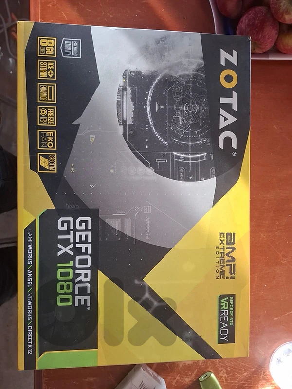 Zotac 1080 amp extrem 3 fans clean