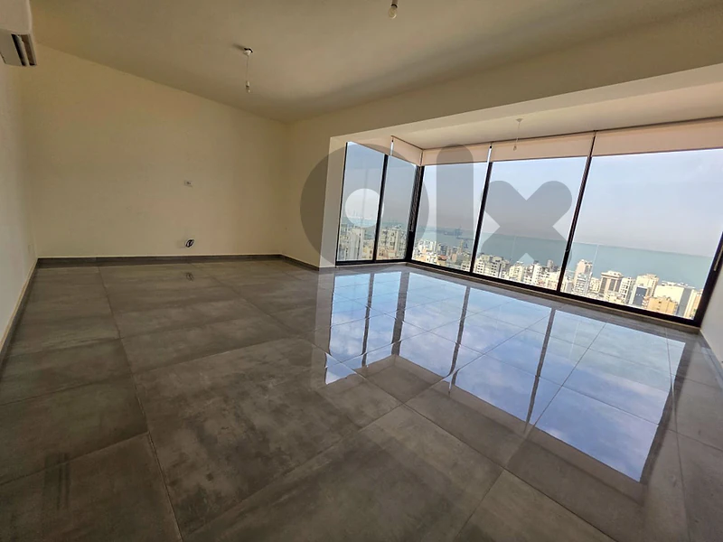 Three Bedroom New Apartment in Jal El Dib with a Breathtaking Sea View
