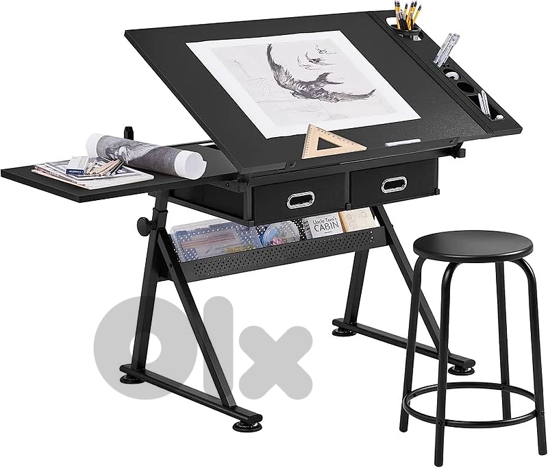Adjustable Drafting Table Art Desk,